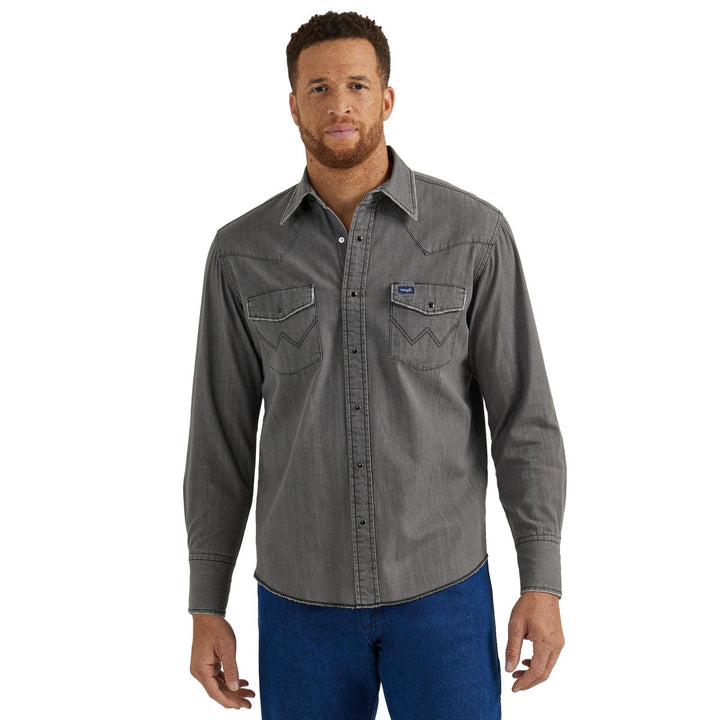 Vintage Retro Denim Shirt from Wrangler