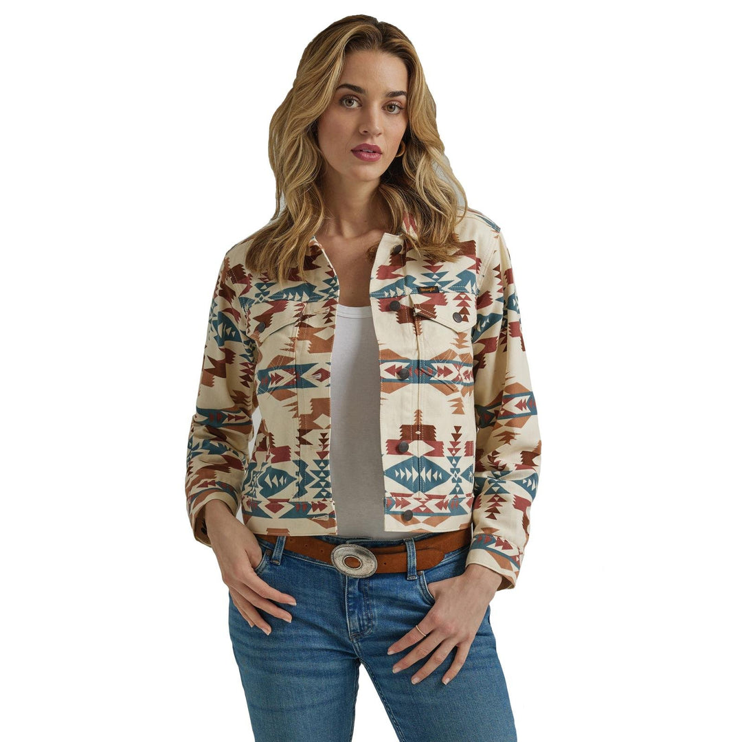 Aztec Boyfriend Jacket from Wrangler - High Call Outfitters