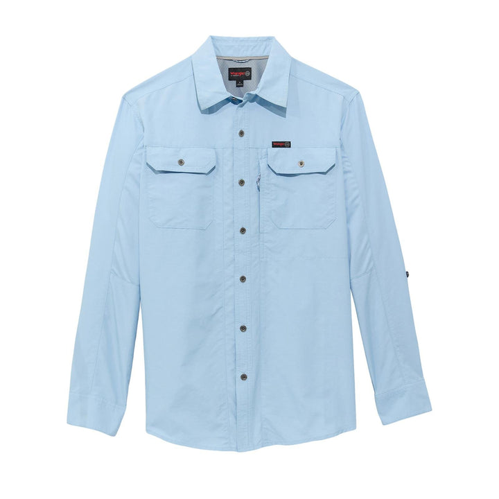 Mix Material Long Sleeve Shirt from ATG-X Wrangler - High Call Outfitters