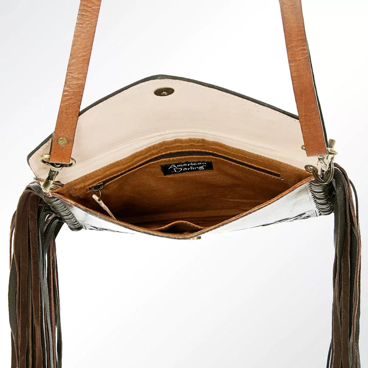 Fringe & Tooled Envelope Crossbody from American Darling