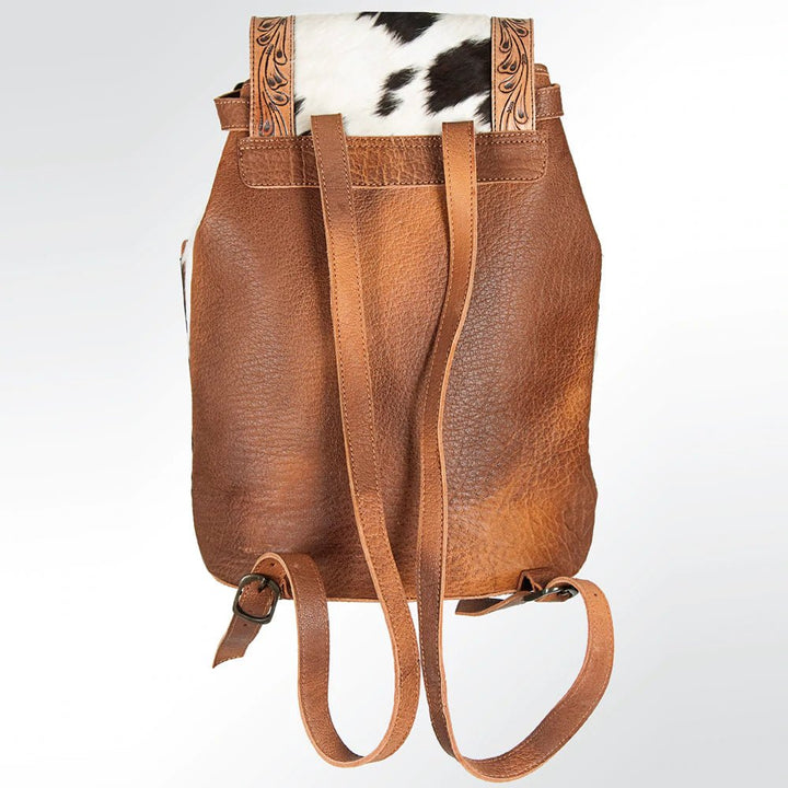 Hair On Back Pack with Tooled Pockets from American Darling - High Call Outfitters