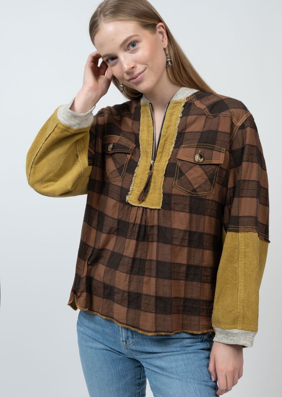 Buffalo Check Zip Popover from Ivy Jane - High Call Outfitters