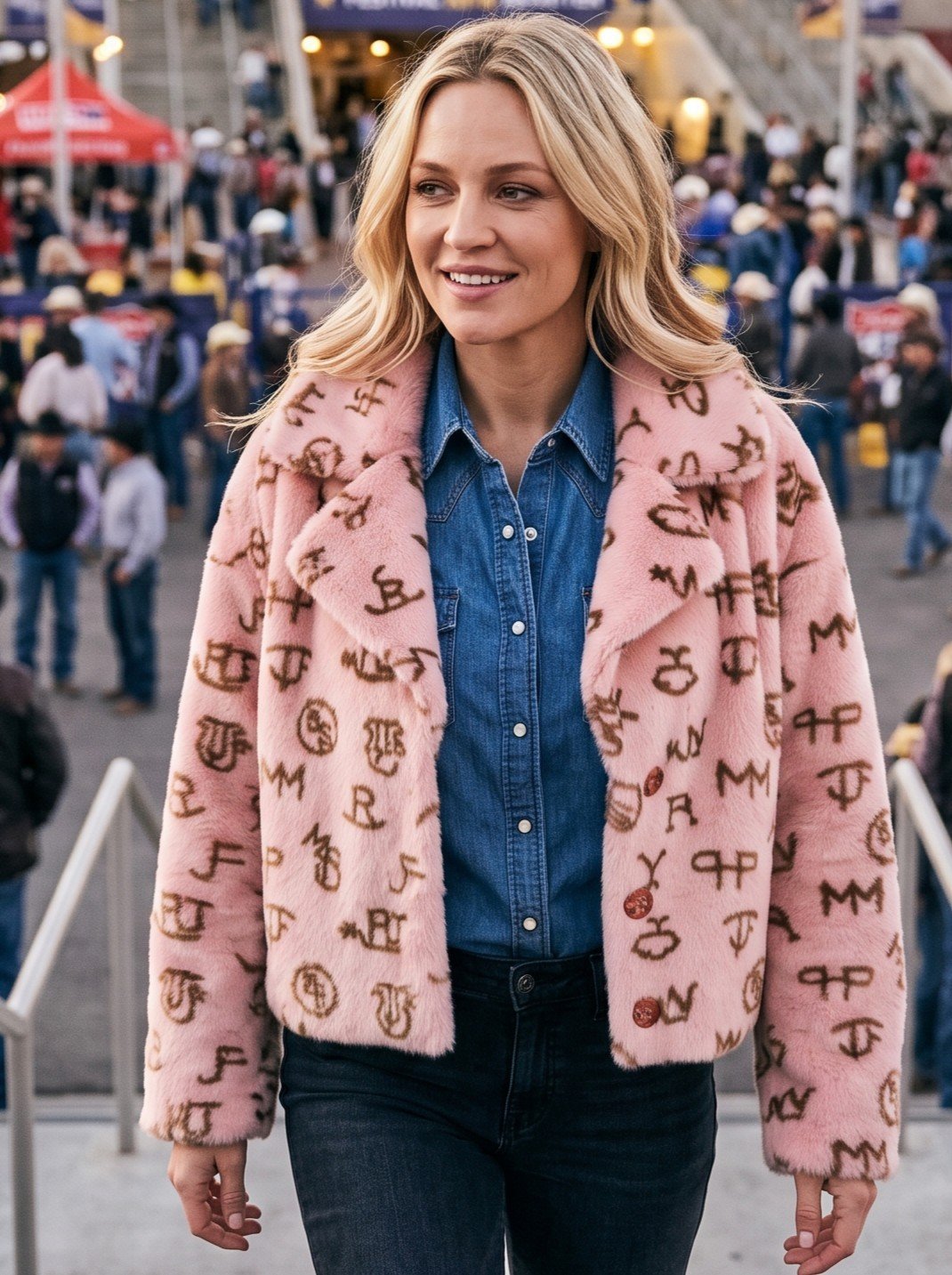 Branded Fur Jacket from Ivy Jane - High Call Outfitters
