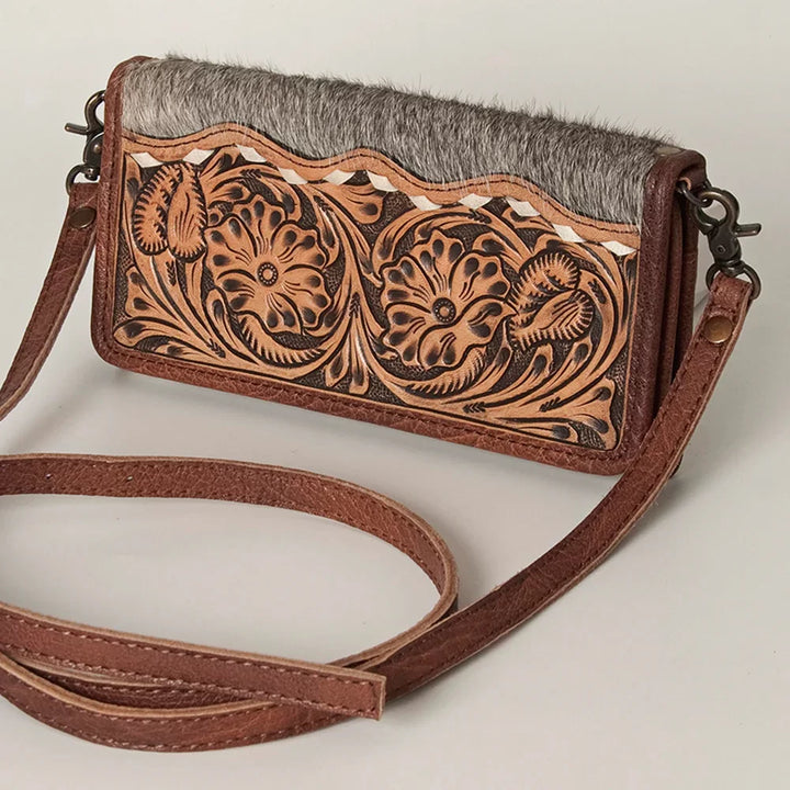 Hair On Tooled Wallet from American Darling