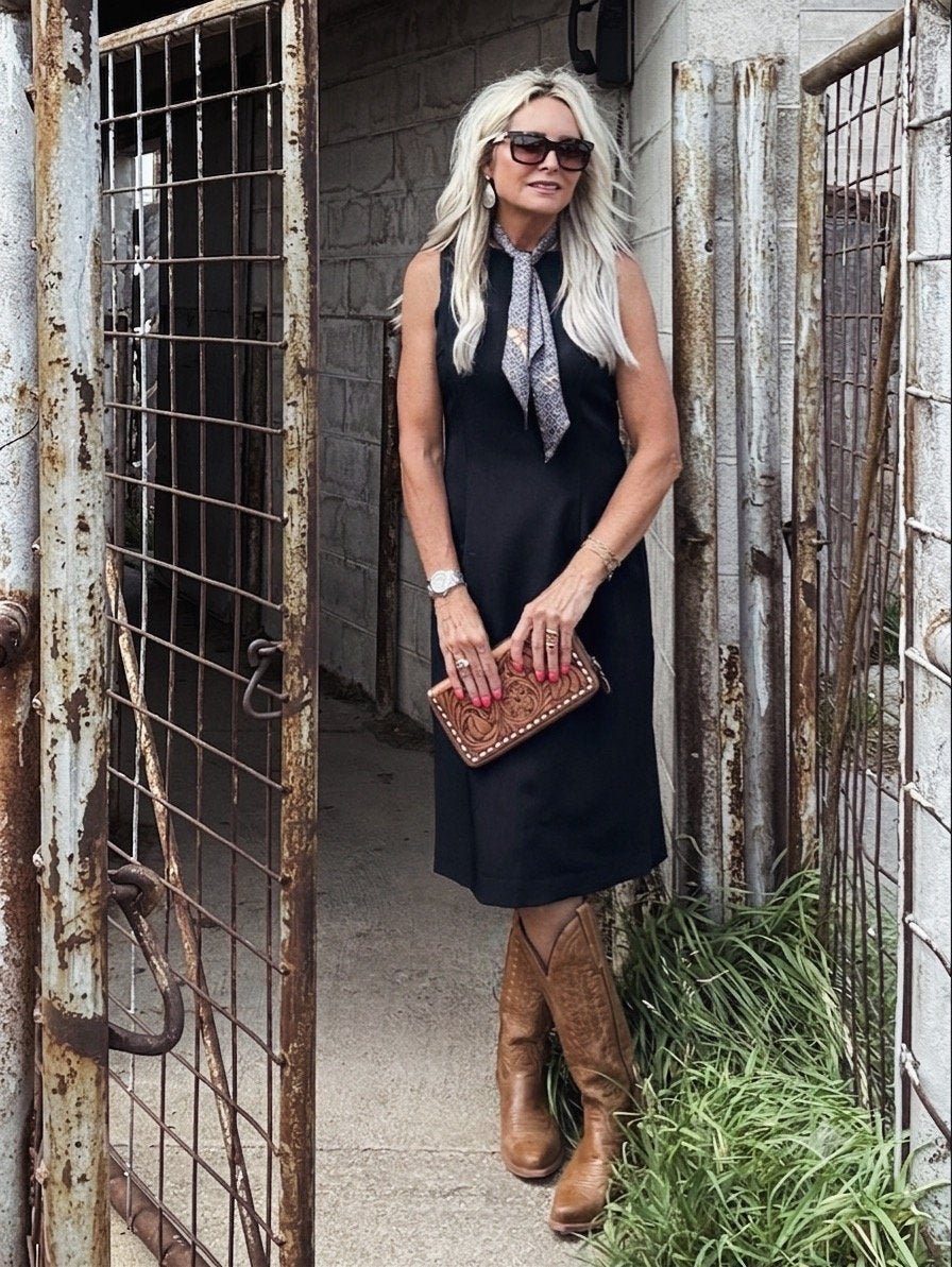 Solid Sleeveless Dress - High Call Outfitters