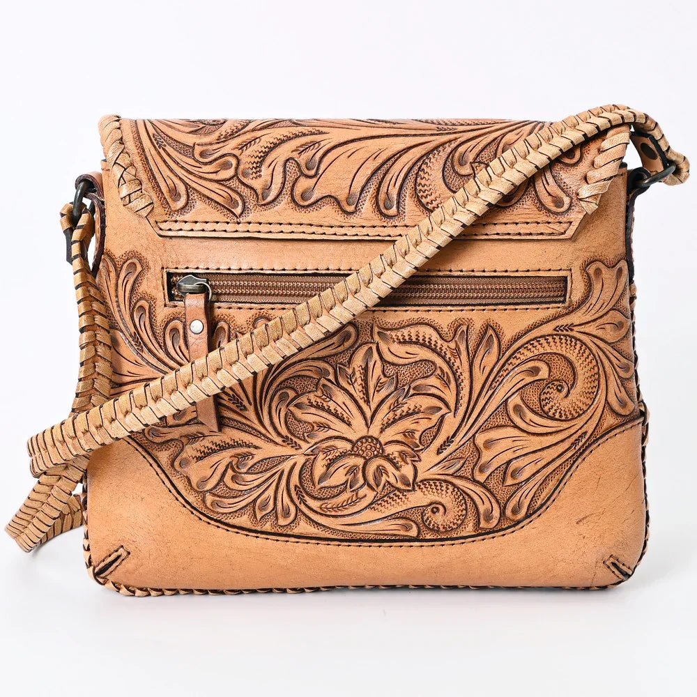 Whip Stitch Tooled Crossbody from American Darling - High Call Outfitters