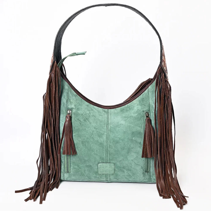 Turquoise Suede Hobo Handbag from American Darling