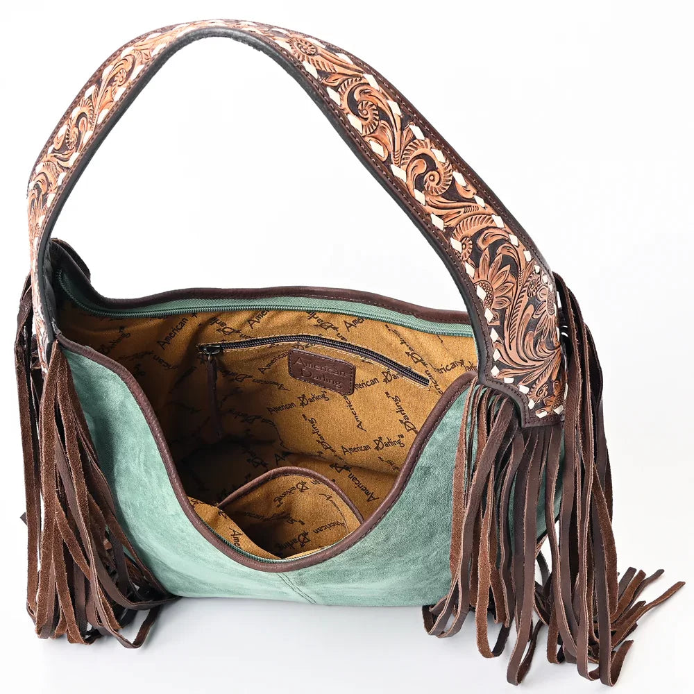 Turquoise Suede Hobo Handbag from American Darling