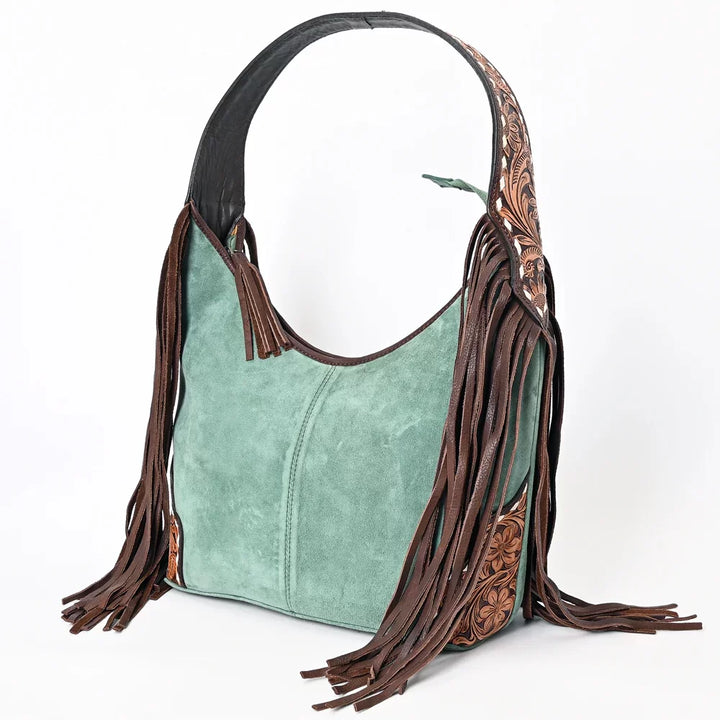 Turquoise Suede Hobo Handbag from American Darling