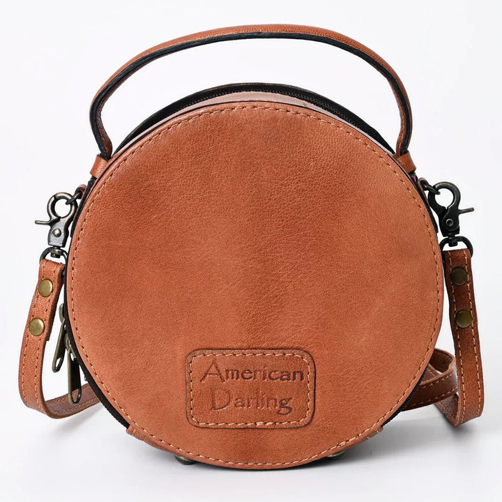 Sunflower Tooled Canteen Purse from American Darling - High Call Outfitters
