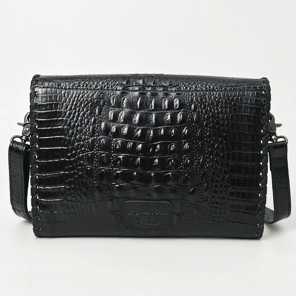 Crocodile Emboseed Crossbody from American Darling - High Call Outfitters