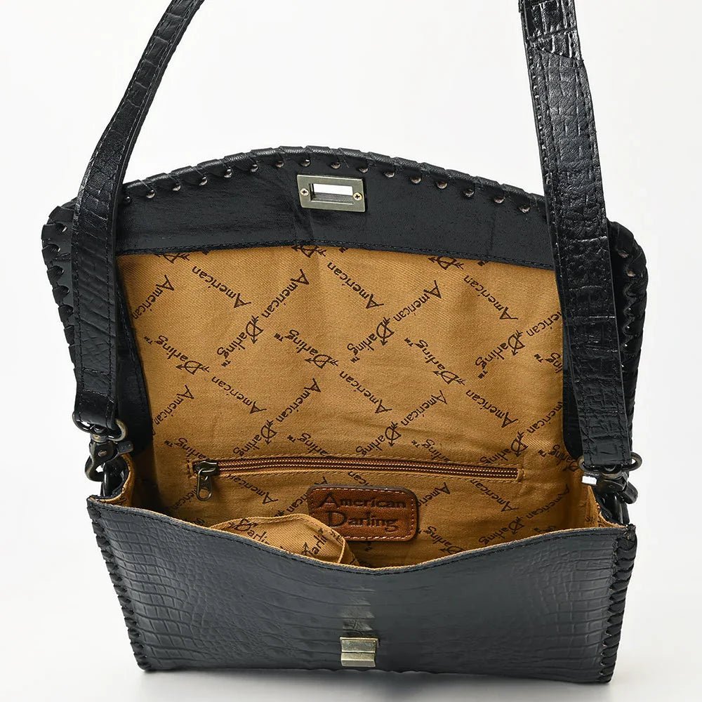 Crocodile Emboseed Crossbody from American Darling - High Call Outfitters