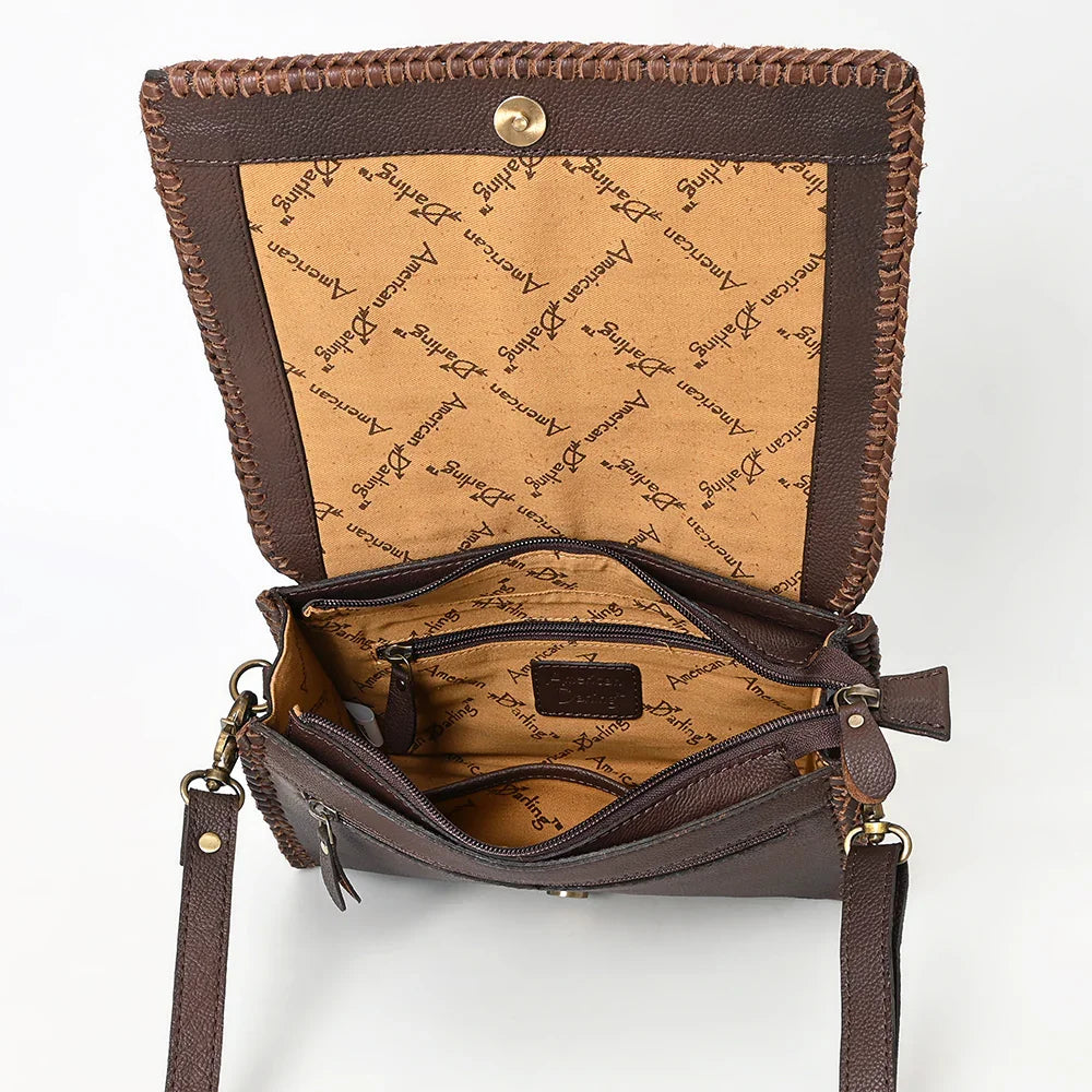 Floral Tooled Flap Crossbody from American Darling