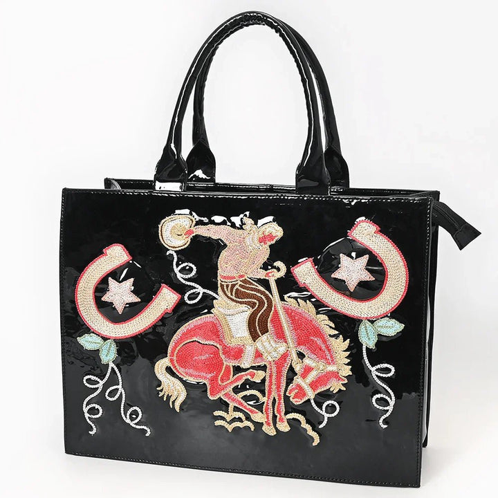 Bronc Stitched Tote from American Darling - High Call Outfitters