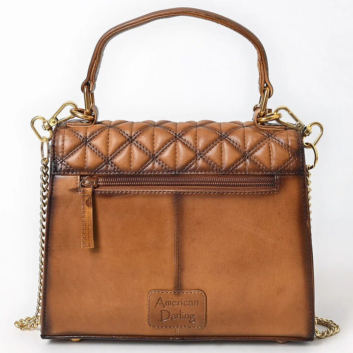 Quilted Messenger Handbag from American Darling - High Call Outfitters