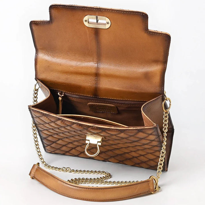 Quilted Messenger Handbag from American Darling - High Call Outfitters