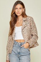 Leopard Motto Jacket