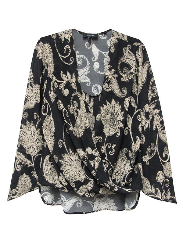 Desert Breeze Angle Sleeve Top from Karen Kane