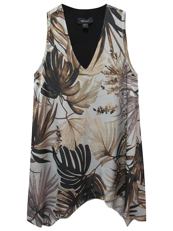Desert Breeze Uneven Hem Tank from Karen Kane - High Call Outfitters