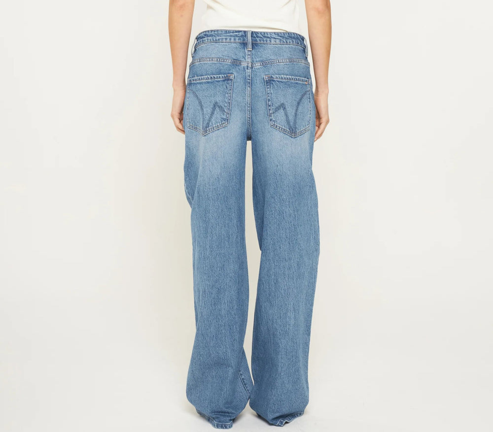 High Rise Wide Leg Denim from Mica Denim - High Call Outfitters