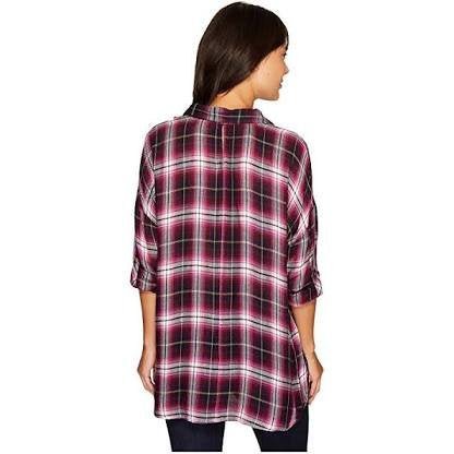 Plaid button up from Kut from the Kloth - High Call Outfitters
