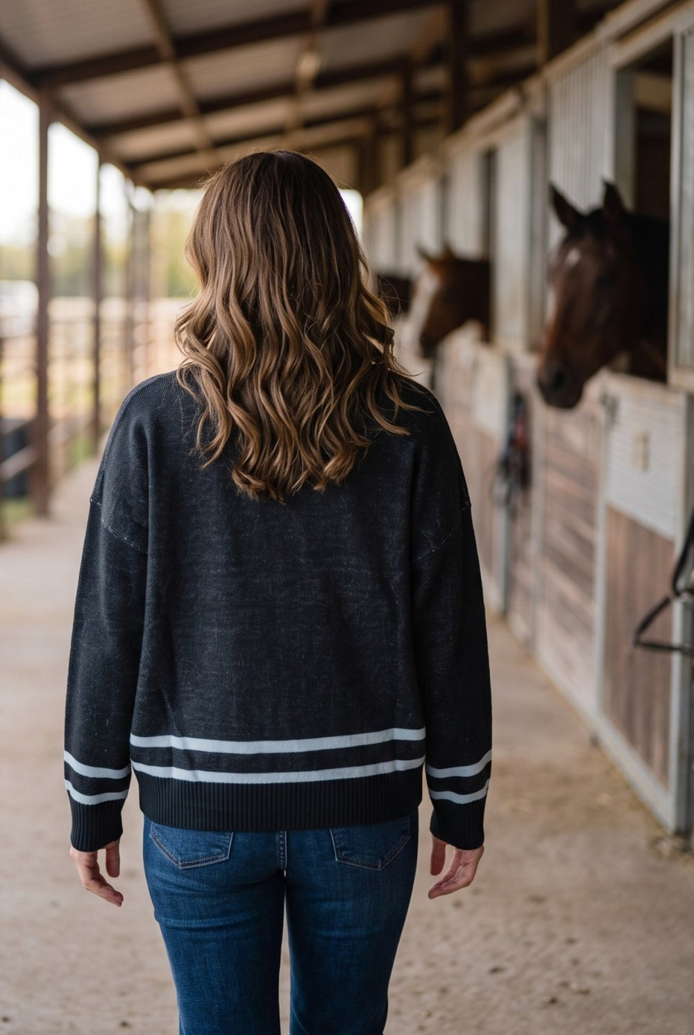 Bronc Blues Zip Front Cardigan - High Call Outfitters