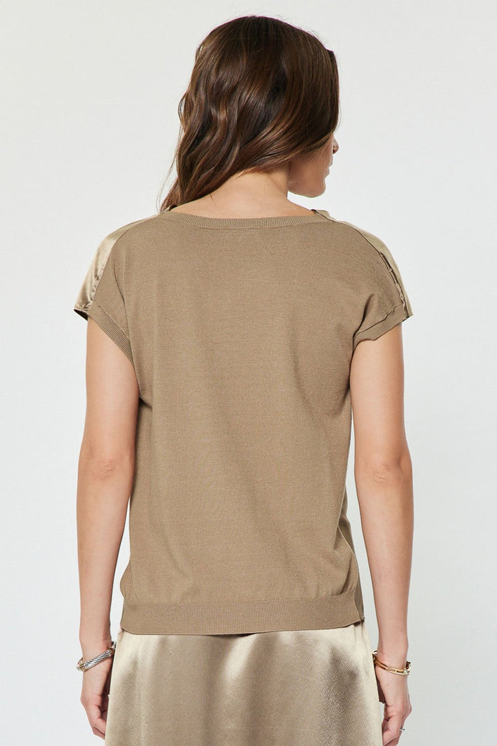 Solid Cowl Neck Top