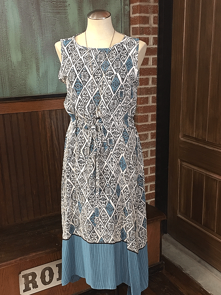 Sleeveless Tie Dress from Uncle Frank - High Call Outfitters