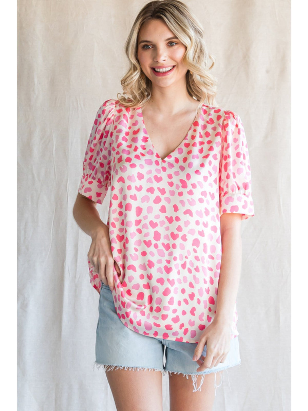 Abstract Heart Top - High Call Outfitters