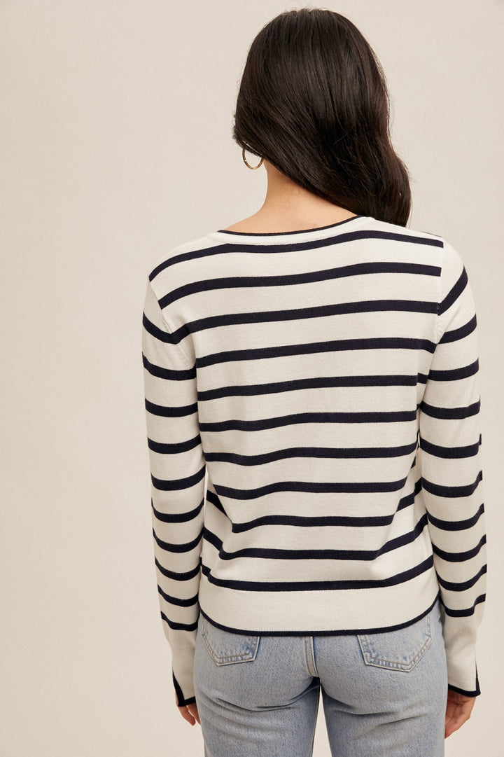 Stripe Cardigan