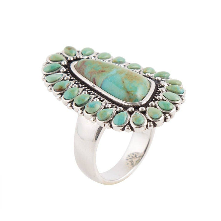 Sedona Turquoise and Sterling Silver Ring from Barse