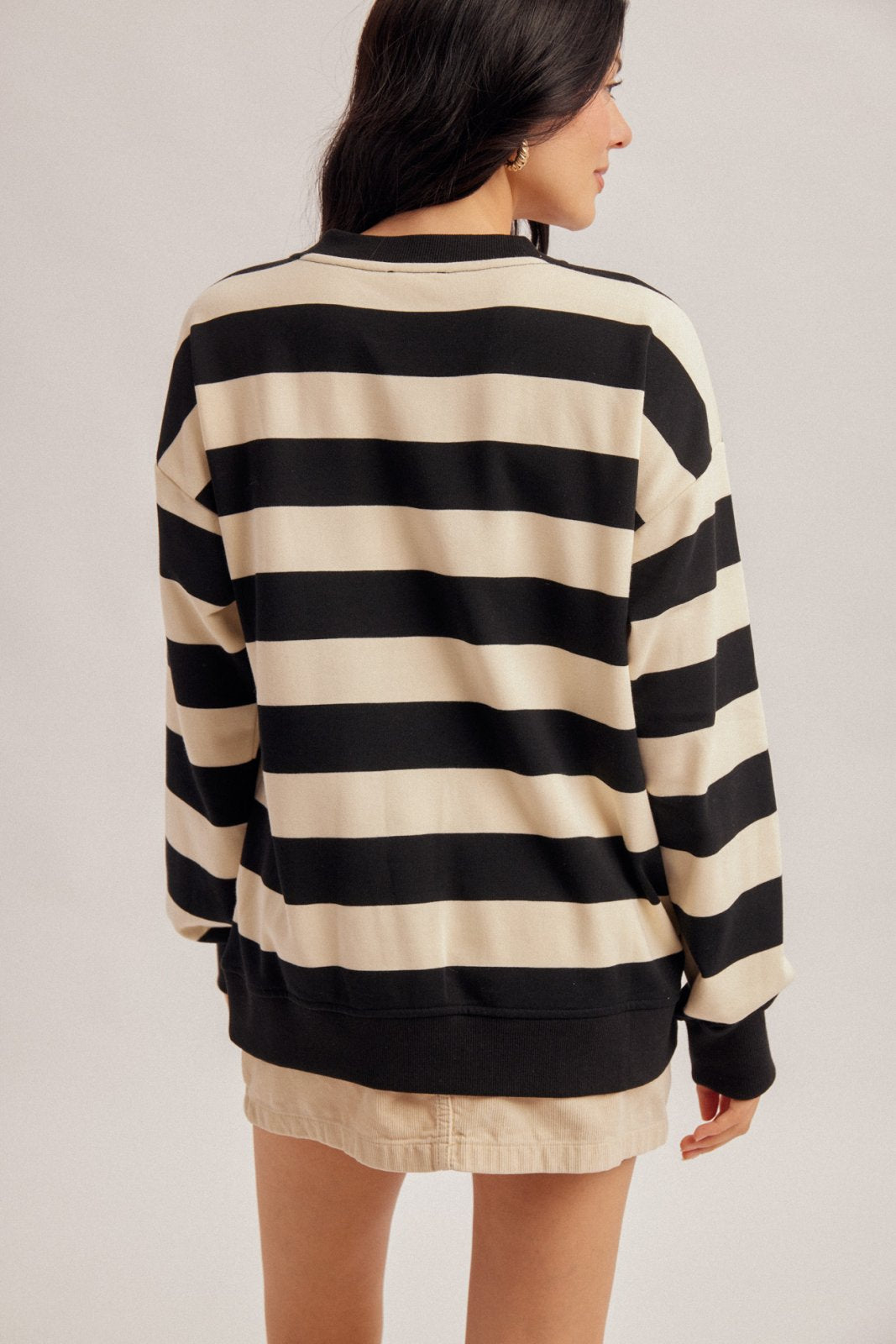Rugby Stripe Pullover Top