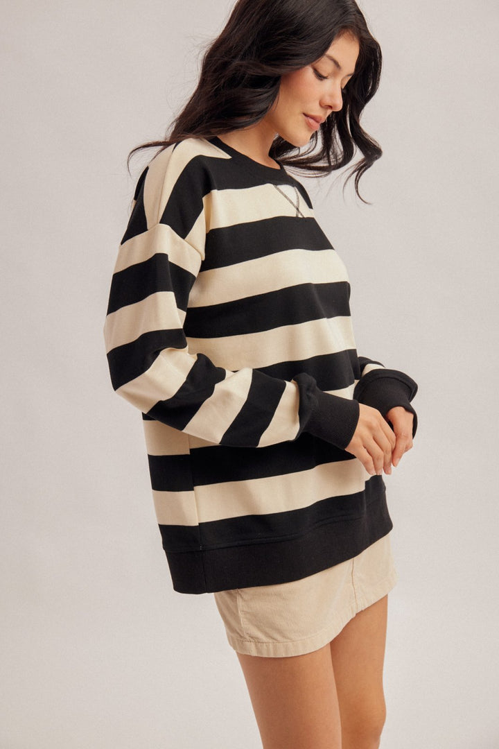 Rugby Stripe Pullover Top