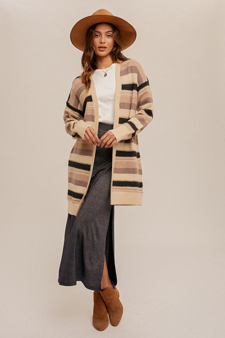 Open Front Cardigan Sweater from Hem & Thread