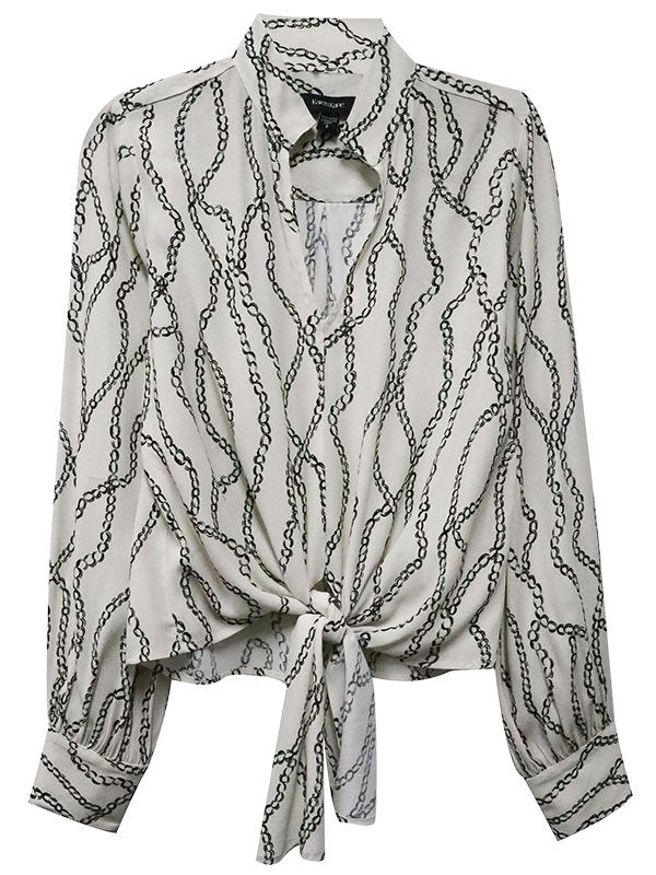 Tie Front Top from Karen Kane