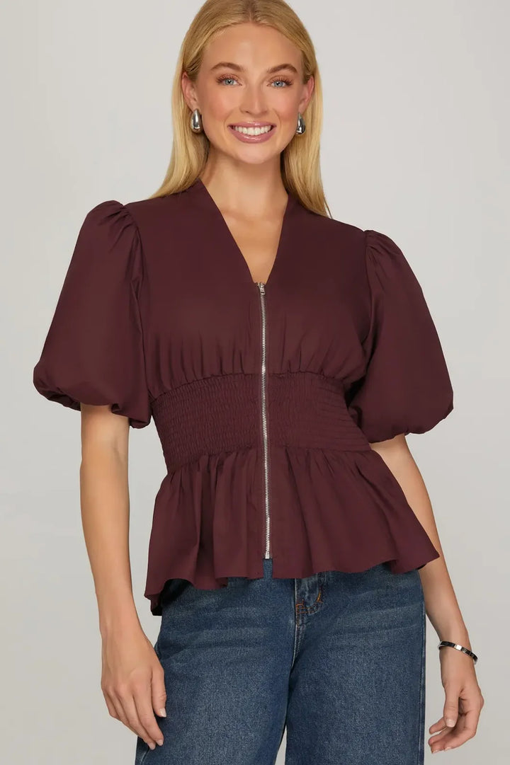 Smock Waist Top