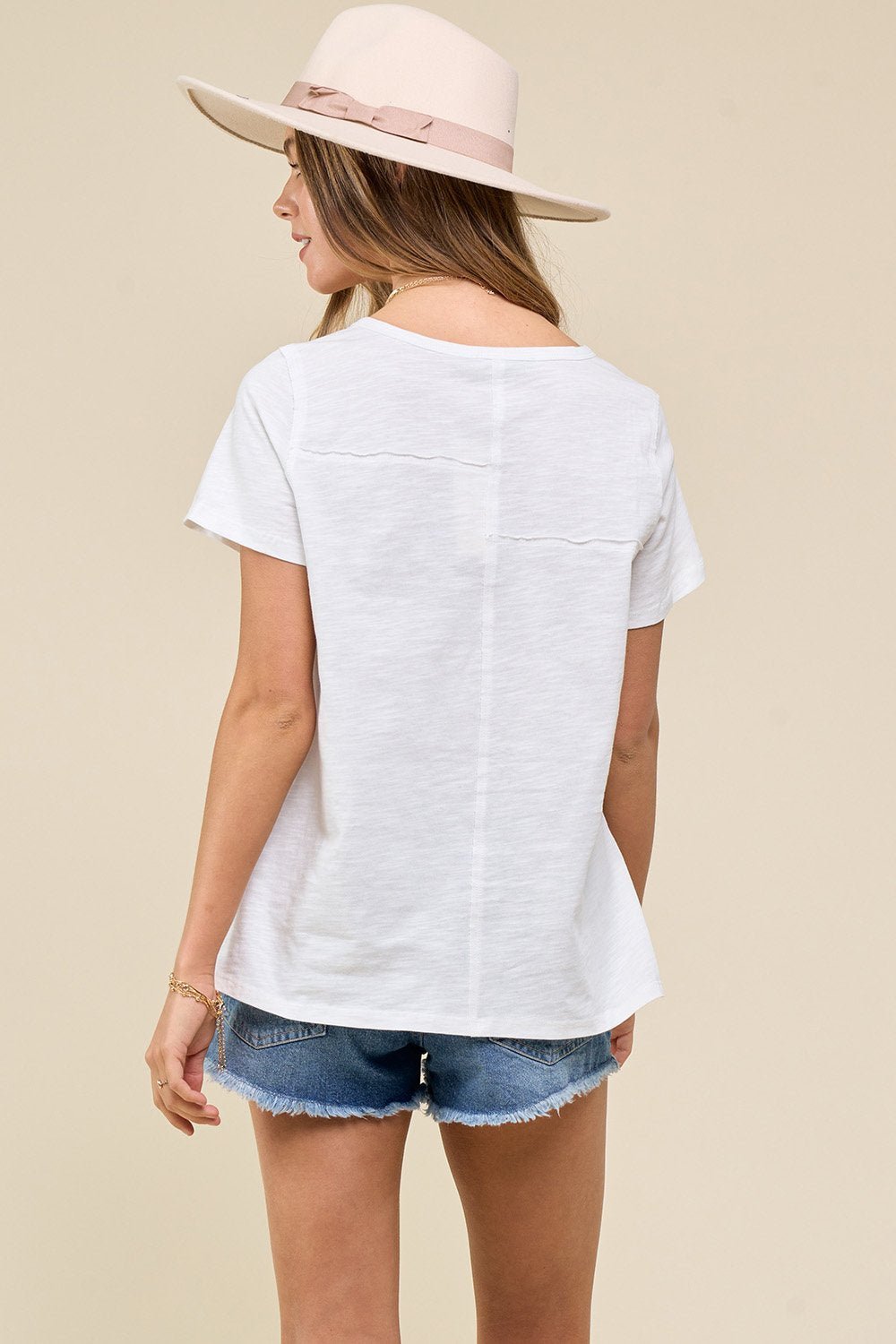 Patchwork Tee from Doe & Rae - High Call Outfitters