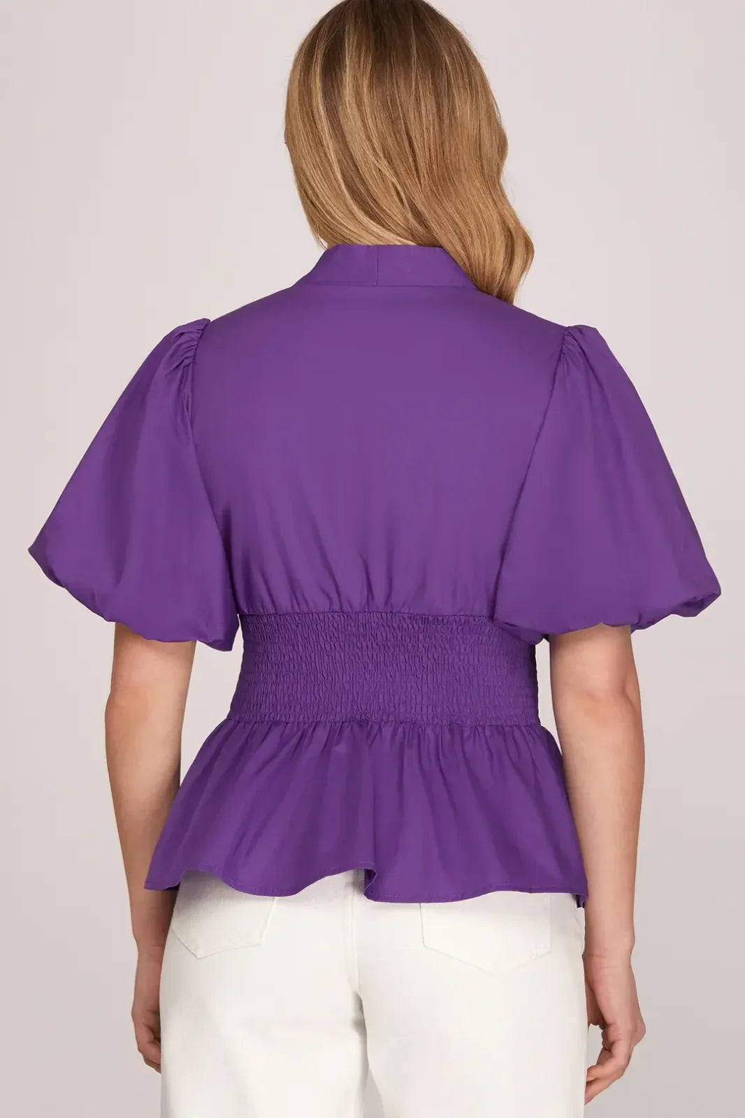 Game Day Smock Waist Top