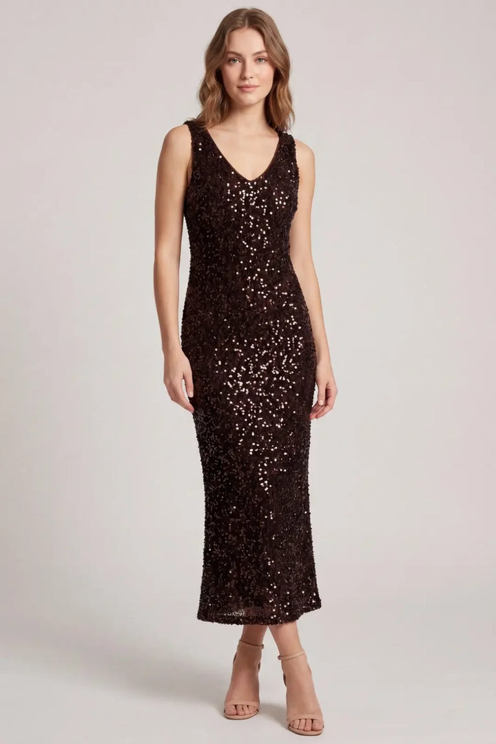 Sequin Maxi Dress