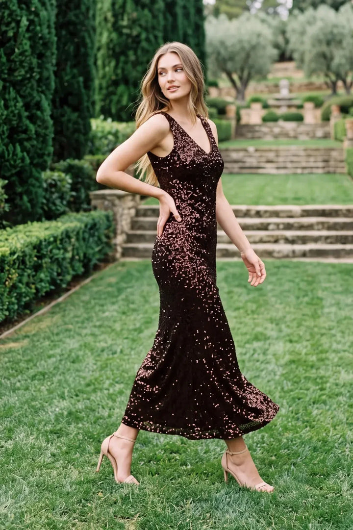 Sequin Maxi Dress