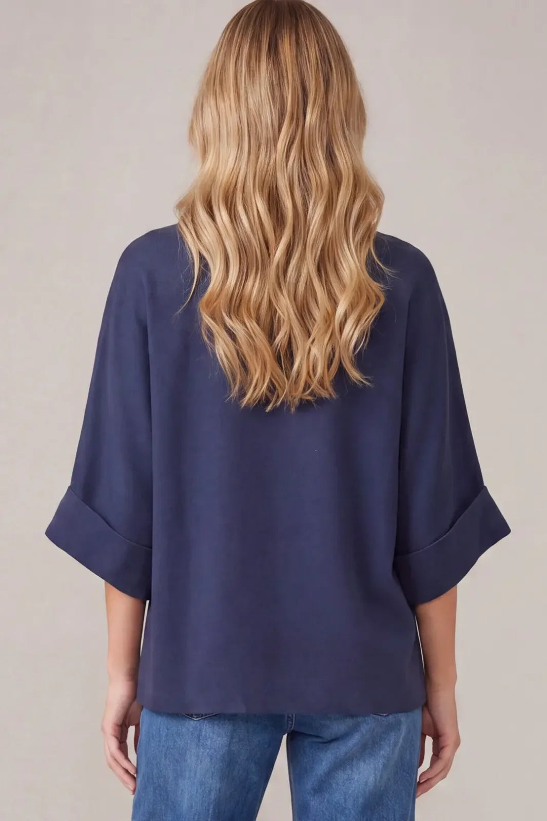 Mock Neck Loose Fit Sweater