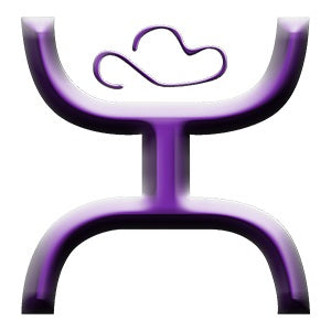 Large Purple Hooey Sticker