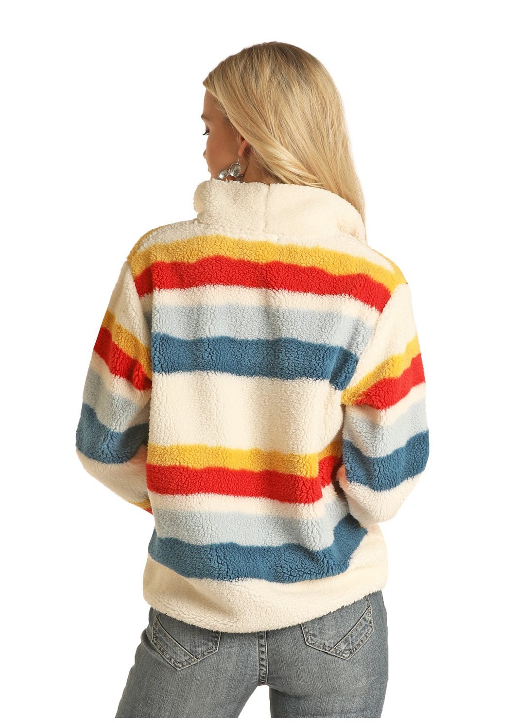 Stripe Fleece Jacket from Rock & Roll Cowgirl - High Call Outfitters