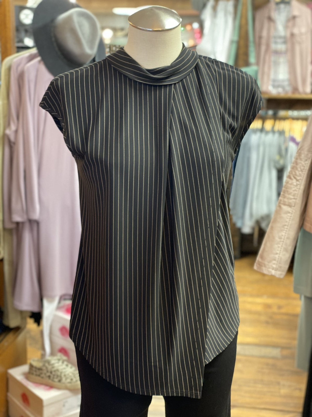 Sleeveless Pinstripe from Bylyse