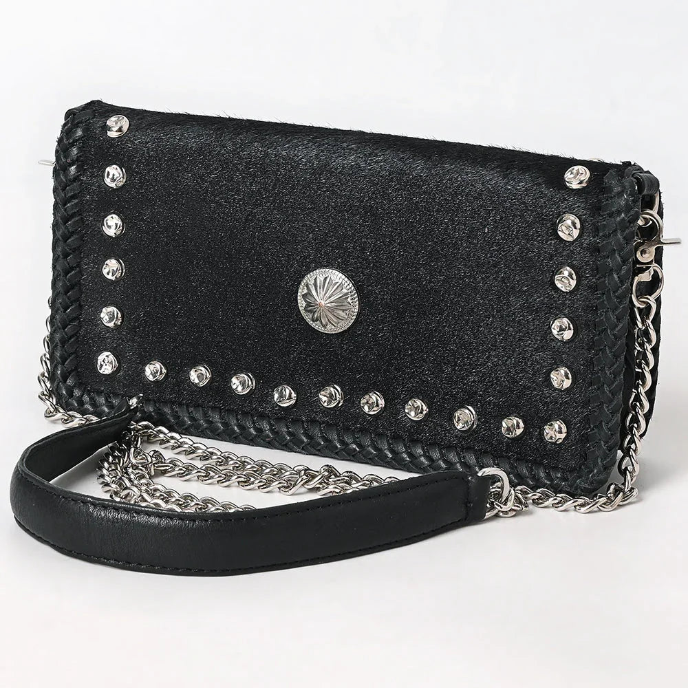 Hair On Studded Crossbody from American Darling - High Call Outfitters