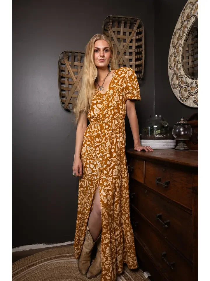 Beth Floral Maxi Dress from Cotton & Rye
