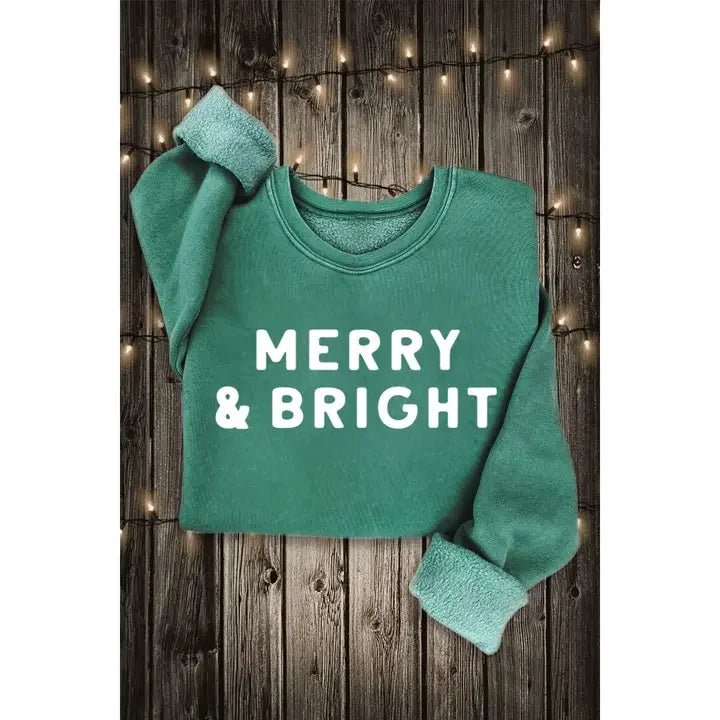 Merry & Bright Sweatshirt - High Call Outfitters