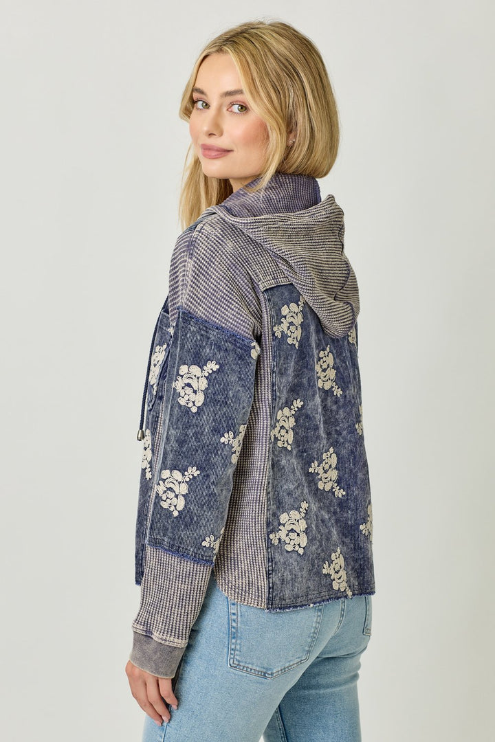 Corduroy Embroidered Jacket