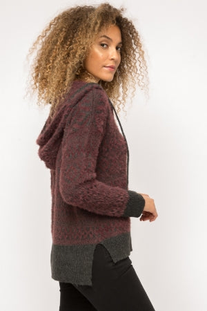 Ethnic Motif Hooded Sweater from Mystree
