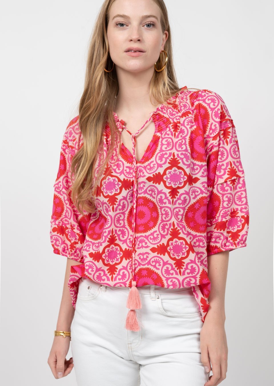 Tile Print Top from Ivy Jane - High Call Outfitters